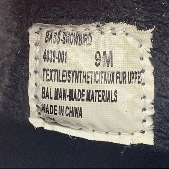 Bass Heritage Collection Winter Snowbird Boots Black Gray Purple Plaid S… - Picture 14 of 16